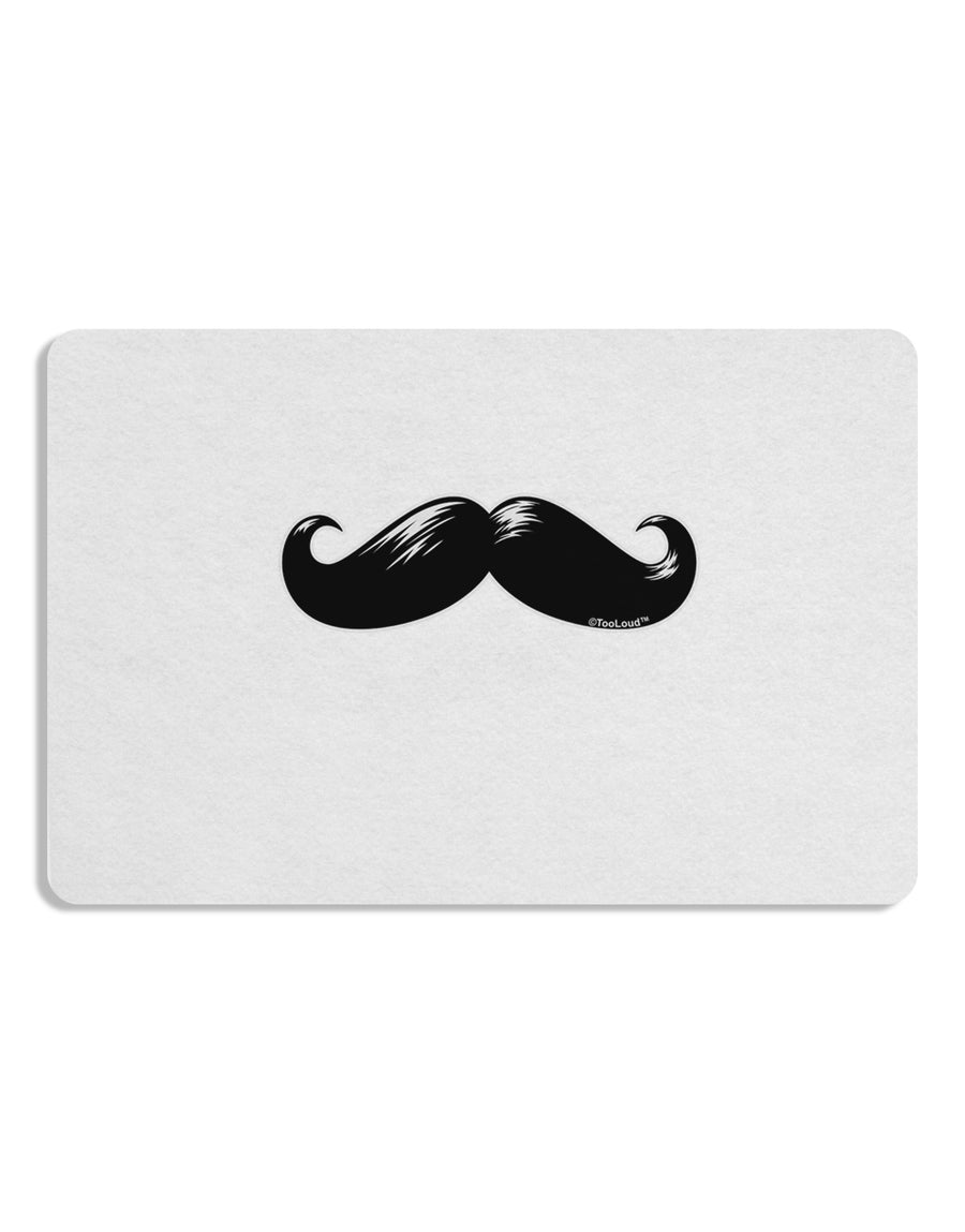 Big Black Mustache Placemat Set of 4 Placemats-Placemat-TooLoud-White-Davson Sales