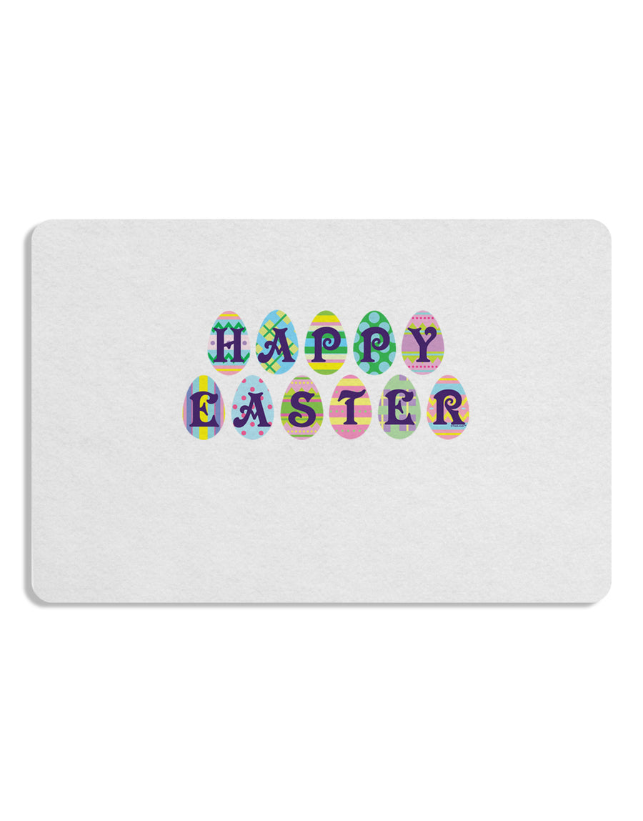 Easter Eggs Happy Easter Placemat Set of 4 Placemats-Placemat-TooLoud-White-Davson Sales