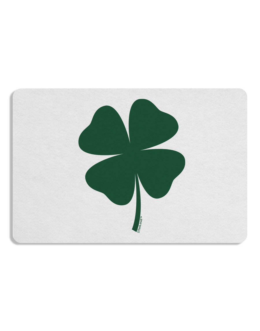 Lucky Four Leaf Clover St Patricks Day Placemat Set of 4 Placemats-Placemat-TooLoud-White-Davson Sales