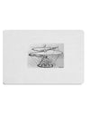 Helicopter Sketch Placemat Set of 4 Placemats-Placemat-TooLoud-White-Davson Sales