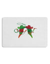 Cowboy Chili Peppers Placemat Set of 4 Placemats-Placemat-TooLoud-White-Davson Sales