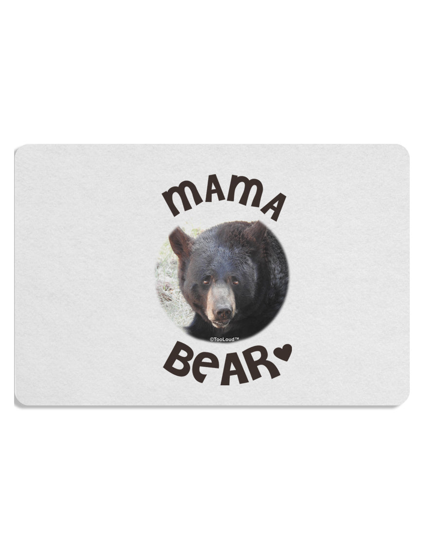 Black Bear - Mama Bear Placemat Set of 4 Placemats-Placemat-TooLoud-White-Davson Sales