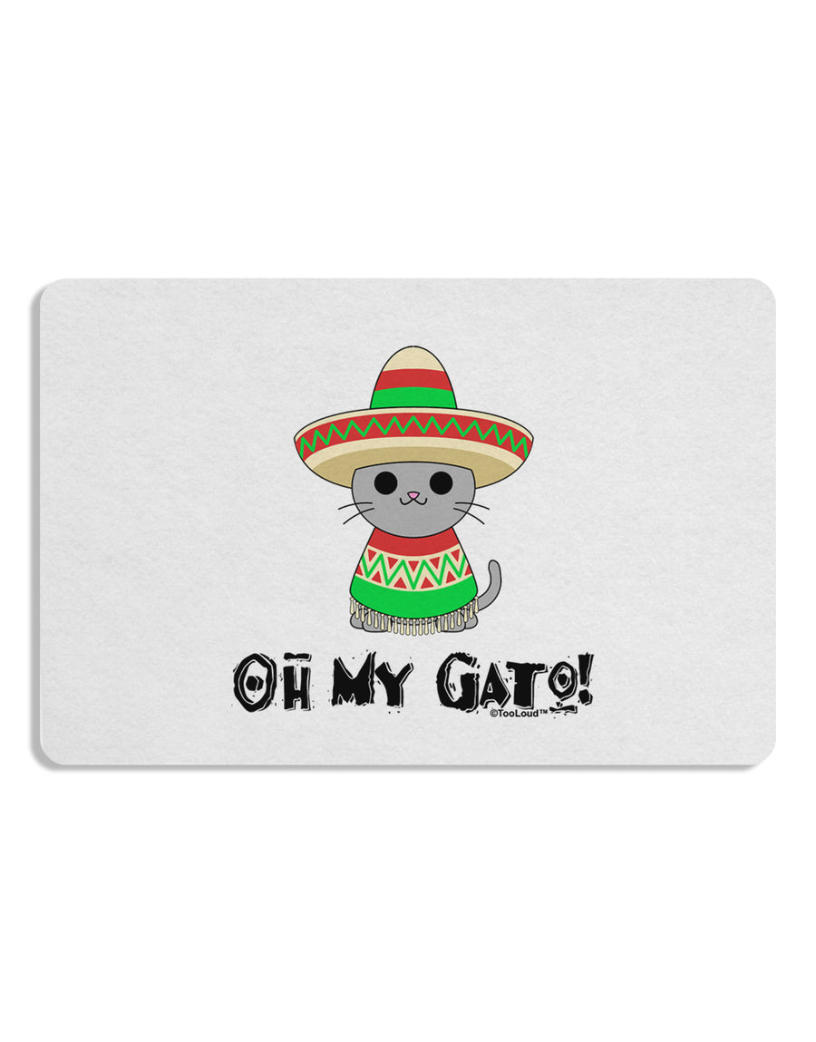 Oh My Gato - Cinco De Mayo Placemat by TooLoud Set of 4 Placemats-Placemat-TooLoud-White-Davson Sales