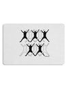 Ten Lords A Leaping Text Placemat Set of 4 Placemats-Placemat-TooLoud-White-Davson Sales