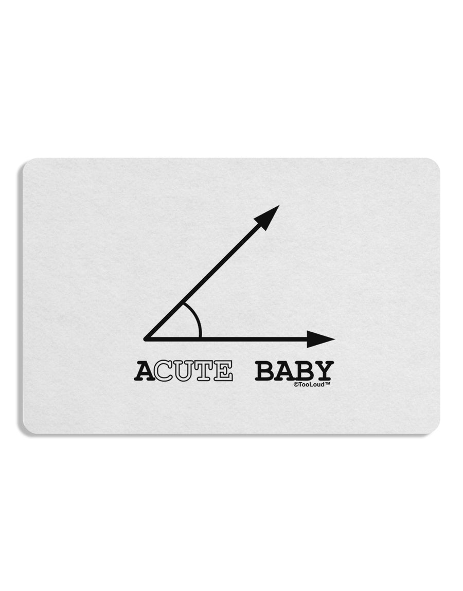 Acute Baby Placemat Set of 4 Placemats-Placemat-TooLoud-White-Davson Sales