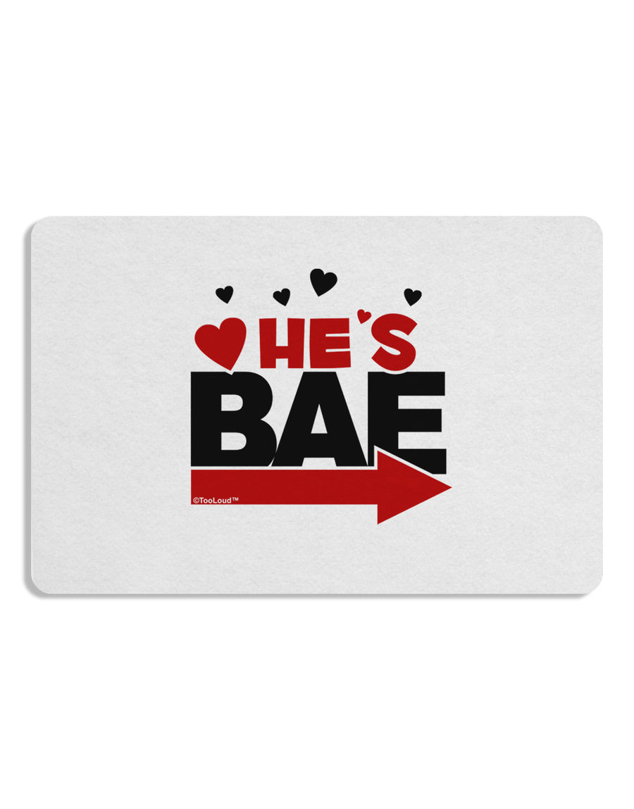 He's BAE - Right Arrow Placemat Set of 4 Placemats-Placemat-TooLoud-White-Davson Sales