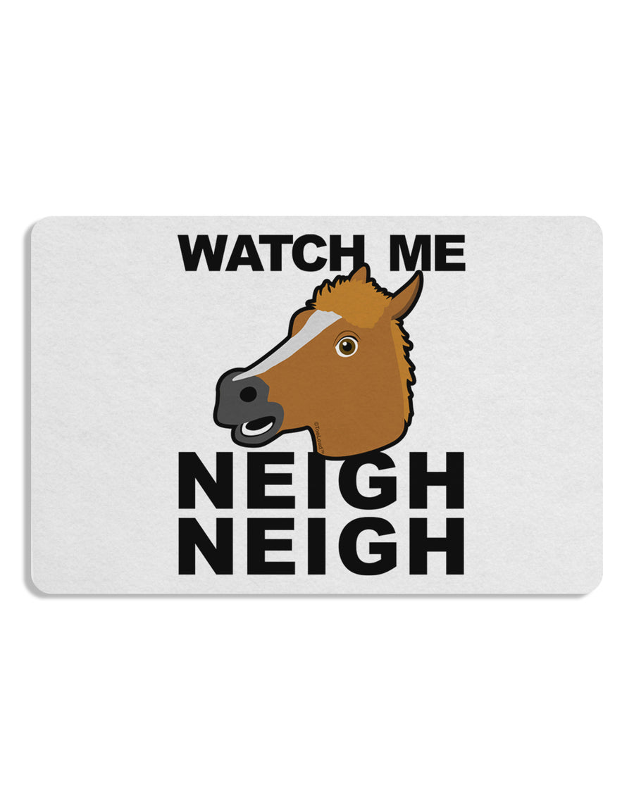 Watch Me Neigh Neigh Placemat Set of 4 Placemats-Placemat-TooLoud-White-Davson Sales