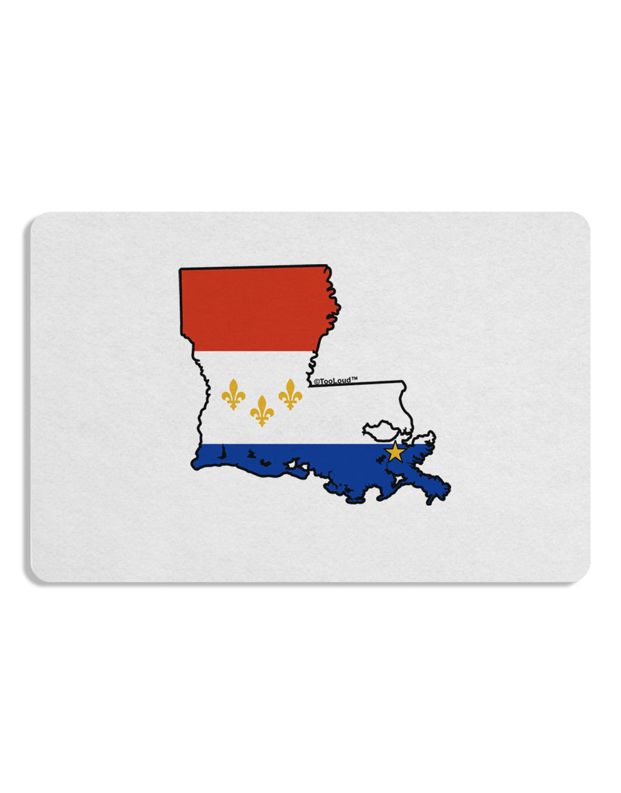 New Orleans Louisiana Flag Placemat Set of 4 Placemats-Placemat-TooLoud-White-Davson Sales