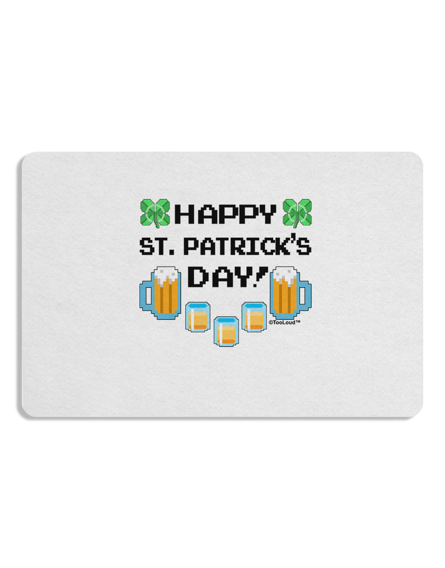 Pixel Happy St Patricks Day Placemat Set of 4 Placemats-Placemat-TooLoud-White-Davson Sales