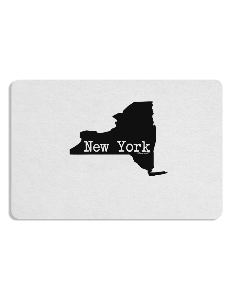 New York - United States Shape Placemat by TooLoud Set of 4 Placemats-Placemat-TooLoud-White-Davson Sales