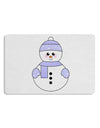 Cute Snowman With Hat and Scarf Christmas 12 x 18 Placemat Set of 4 Placemats-Placemat-TooLoud-White-Davson Sales