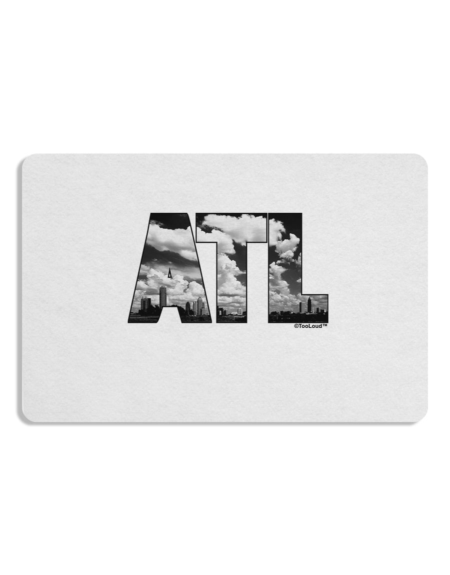 ATL Atlanta Text Placemat by TooLoud Set of 4 Placemats-Placemat-TooLoud-White-Davson Sales