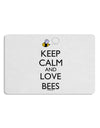 Keep Calm and Love Bees Color Placemat Set of 4 Placemats-Placemat-TooLoud-White-Davson Sales