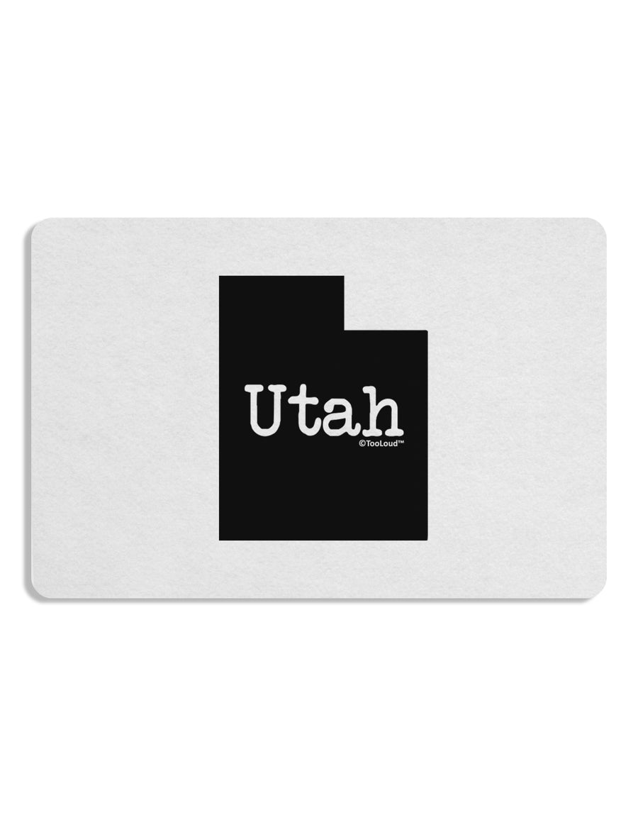 Utah - United States Shape Placemat by TooLoud Set of 4 Placemats-Placemat-TooLoud-White-Davson Sales