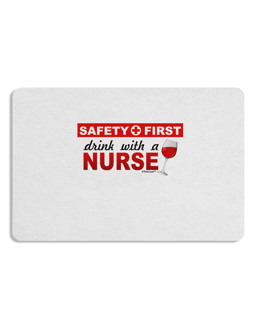 Drink With A Nurse Placemat Set of 4 Placemats-Placemat-TooLoud-White-Davson Sales
