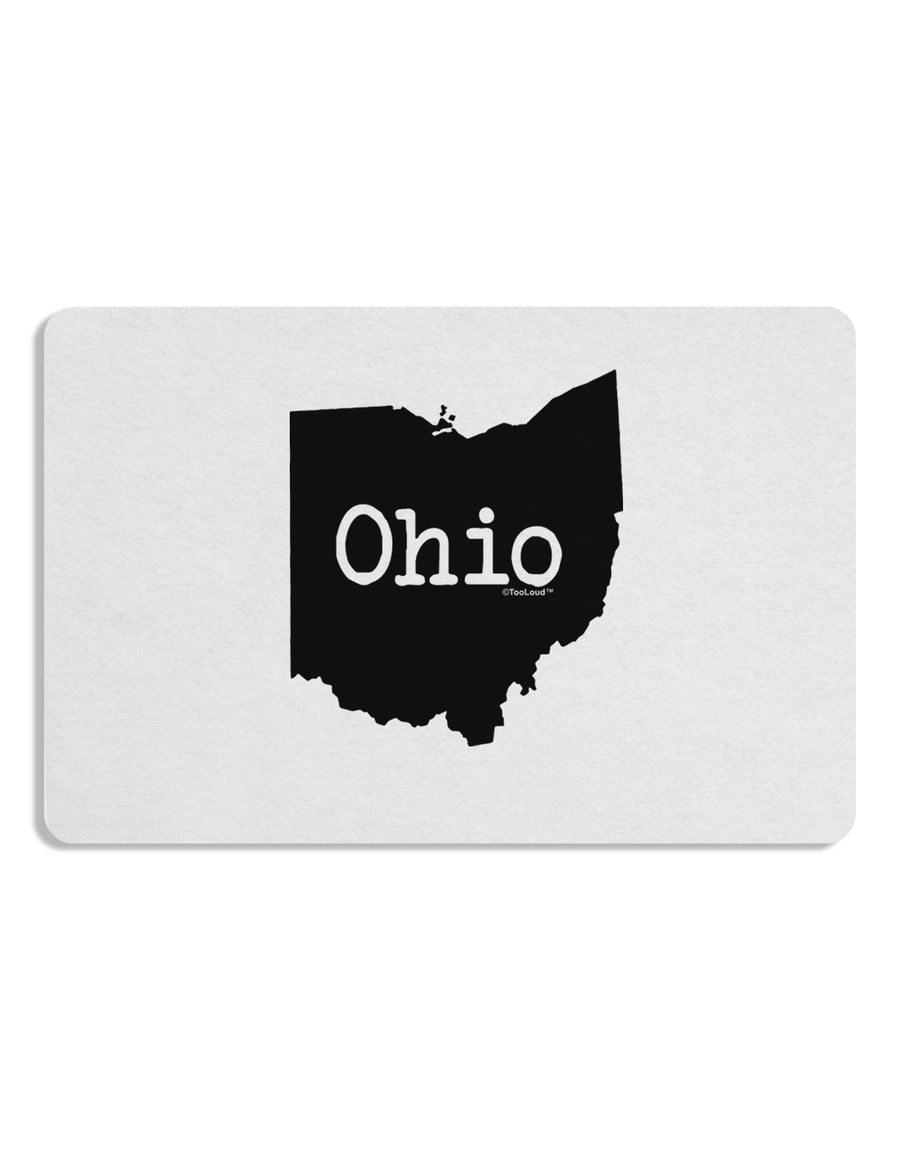 Ohio - United States Shape Placemat by TooLoud Set of 4 Placemats-Placemat-TooLoud-White-Davson Sales