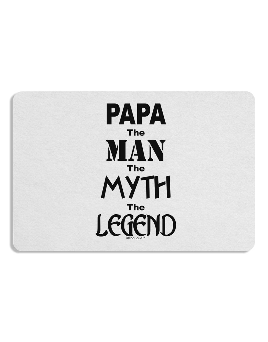 The Man The Myth The Legend - Papa Placemat by TooLoud Set of 4 Placemats-Placemat-TooLoud-White-Davson Sales