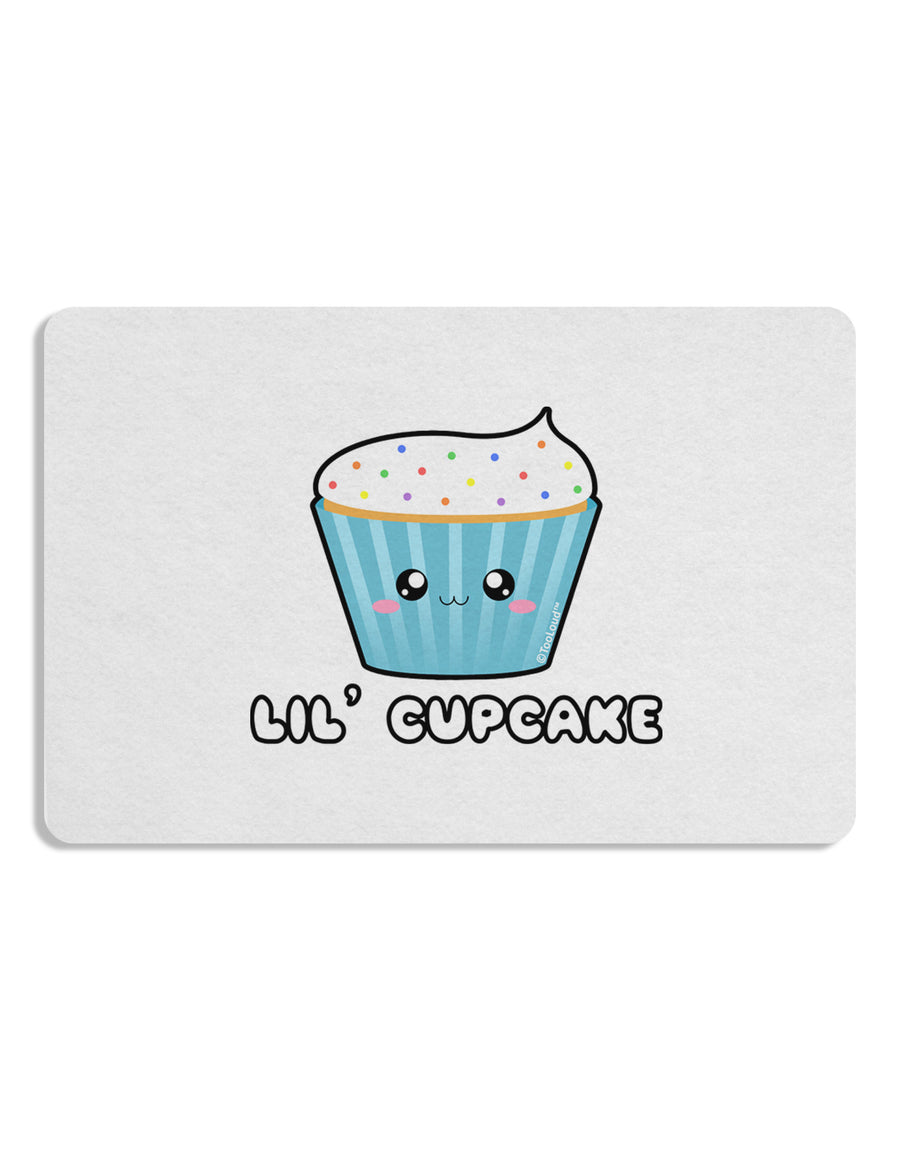 Cute Cupcake with Sprinkles - Lil Cupcake Placemat by TooLoud Set of 4 Placemats-Placemat-TooLoud-White-Davson Sales