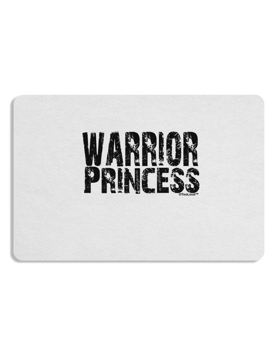 Warrior Princess Black and White Placemat Set of 4 Placemats-Placemat-TooLoud-White-Davson Sales