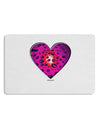 Water Droplet Heart Magenta Placemat by TooLoud Set of 4 Placemats-Placemat-TooLoud-White-Davson Sales