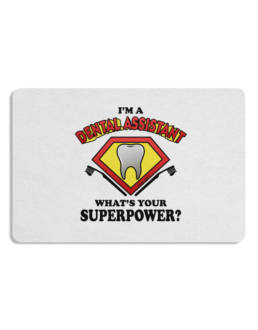 Dental Assistant - Superpower Placemat Set of 4 Placemats-Placemat-TooLoud-White-Davson Sales