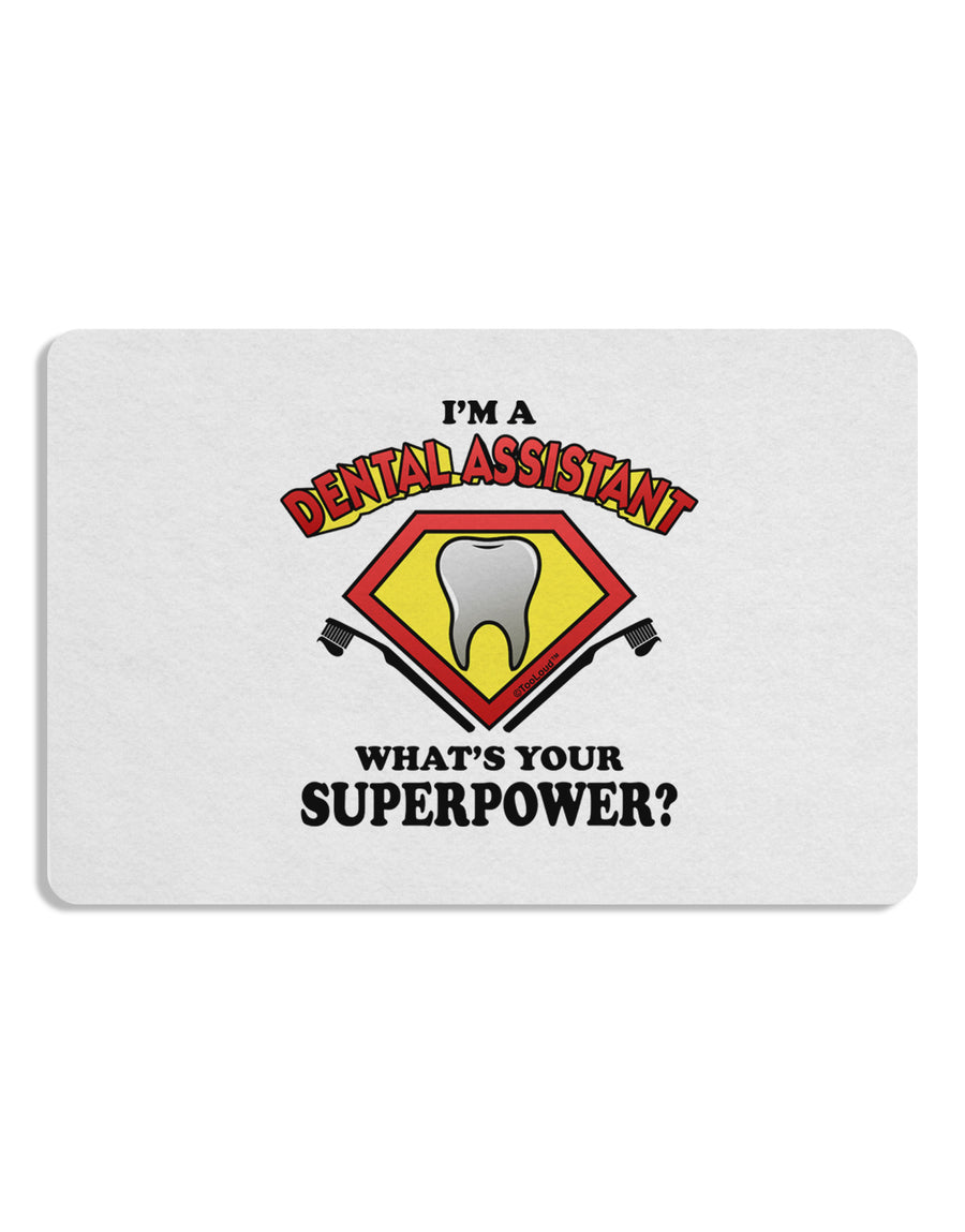 Dental Assistant - Superpower Placemat Set of 4 Placemats-Placemat-TooLoud-White-Davson Sales