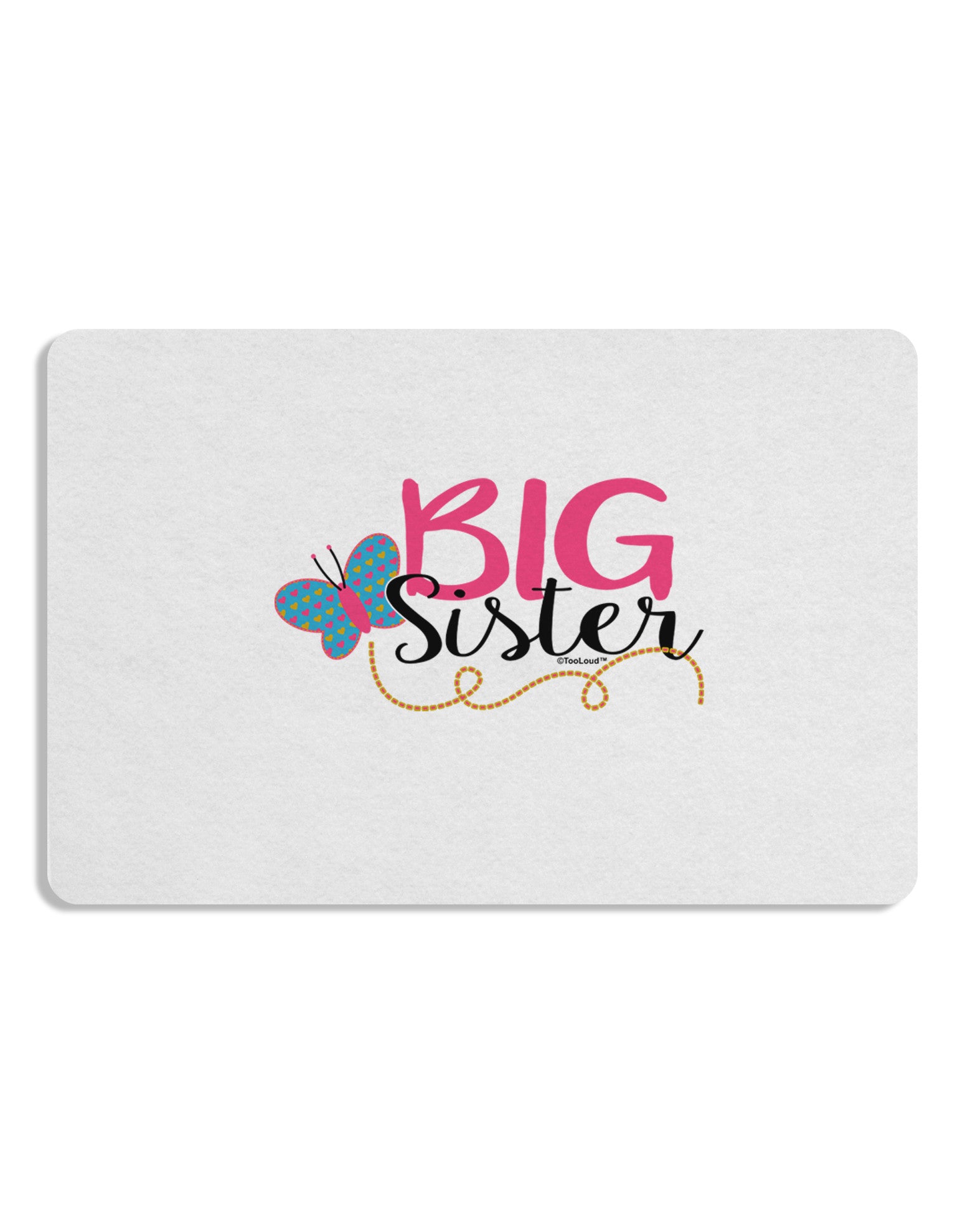 Big Sister Placemat Set of 4 Placemats-Placemat-TooLoud-White-Davson Sales