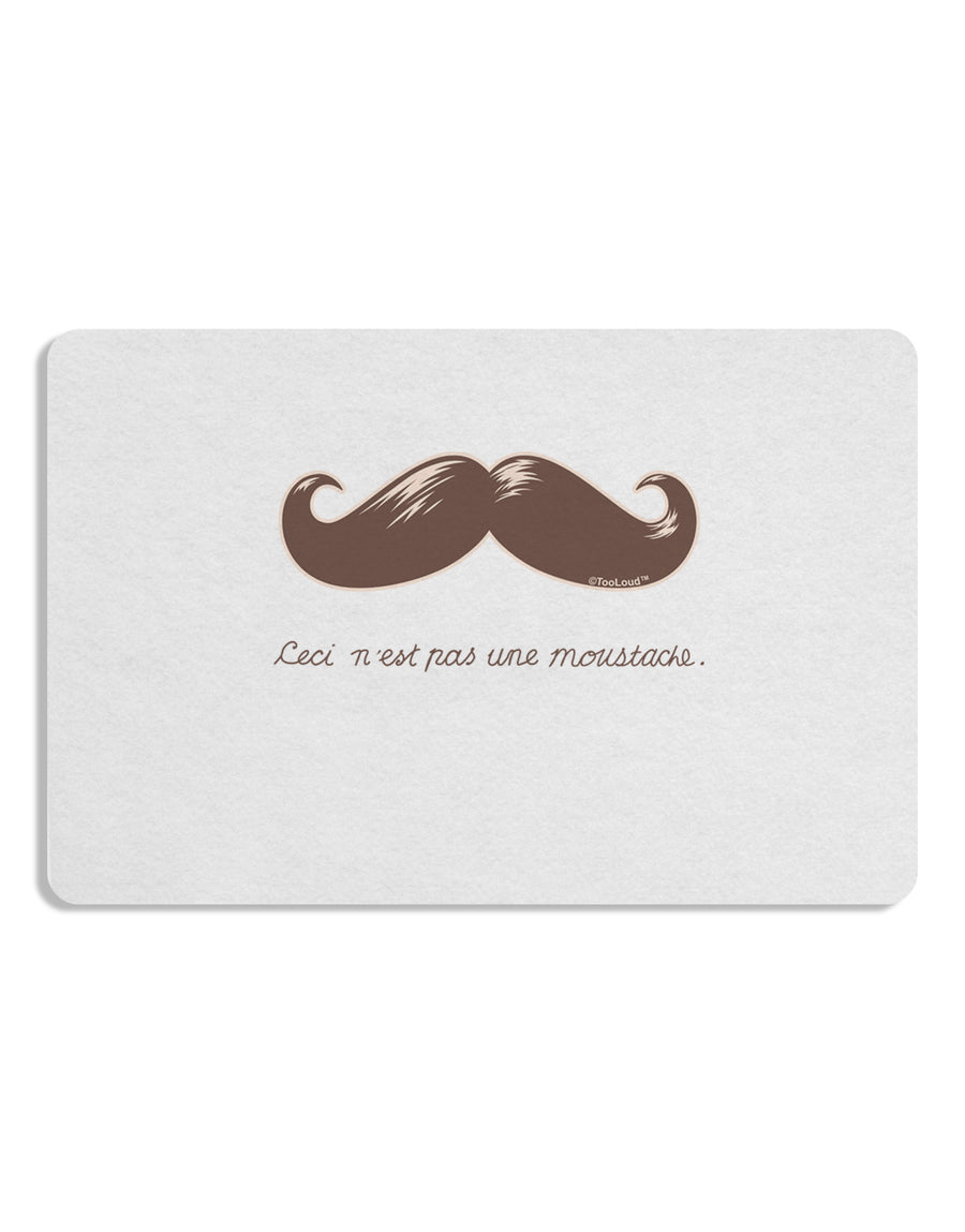 Ceci n'est pas une moustache Placemat Set of 4 Placemats-Placemat-TooLoud-White-Davson Sales