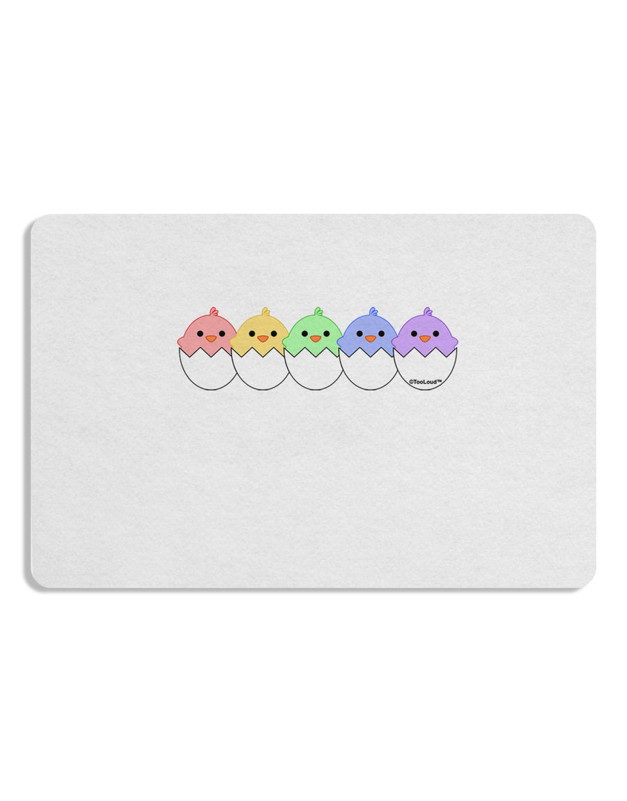 Cute Hatching Chicks Group #2 Placemat by TooLoud Set of 4 Placemats-Placemat-TooLoud-White-Davson Sales