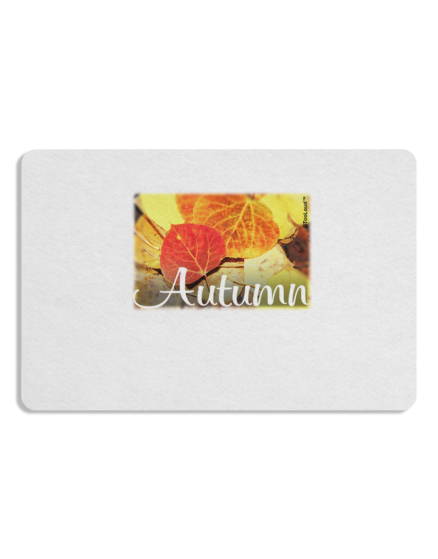 Colorado - Autumn Text Placemat Set of 4 Placemats-Placemat-TooLoud-White-Davson Sales