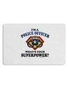 Police Officer - Superpower Placemat Set of 4 Placemats-Placemat-TooLoud-White-Davson Sales