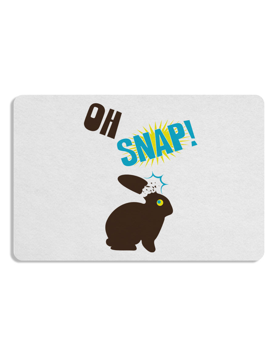 Oh Snap Chocolate Easter Bunny Placemat Set of 4 Placemats-Placemat-TooLoud-White-Davson Sales