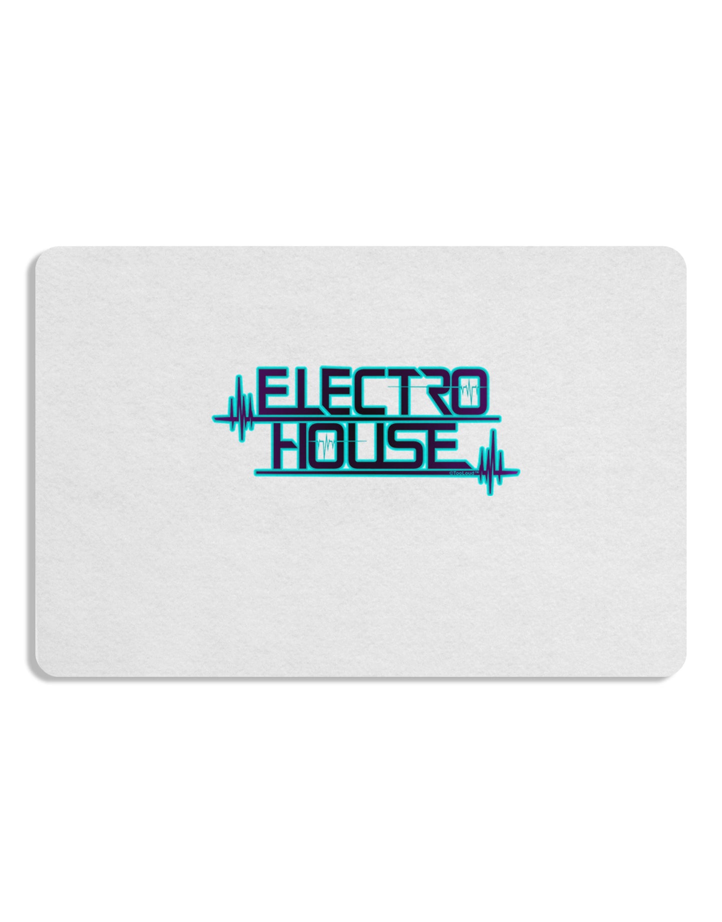 Electro House Bolt Placemat Set of 4 Placemats-Placemat-TooLoud-White-Davson Sales