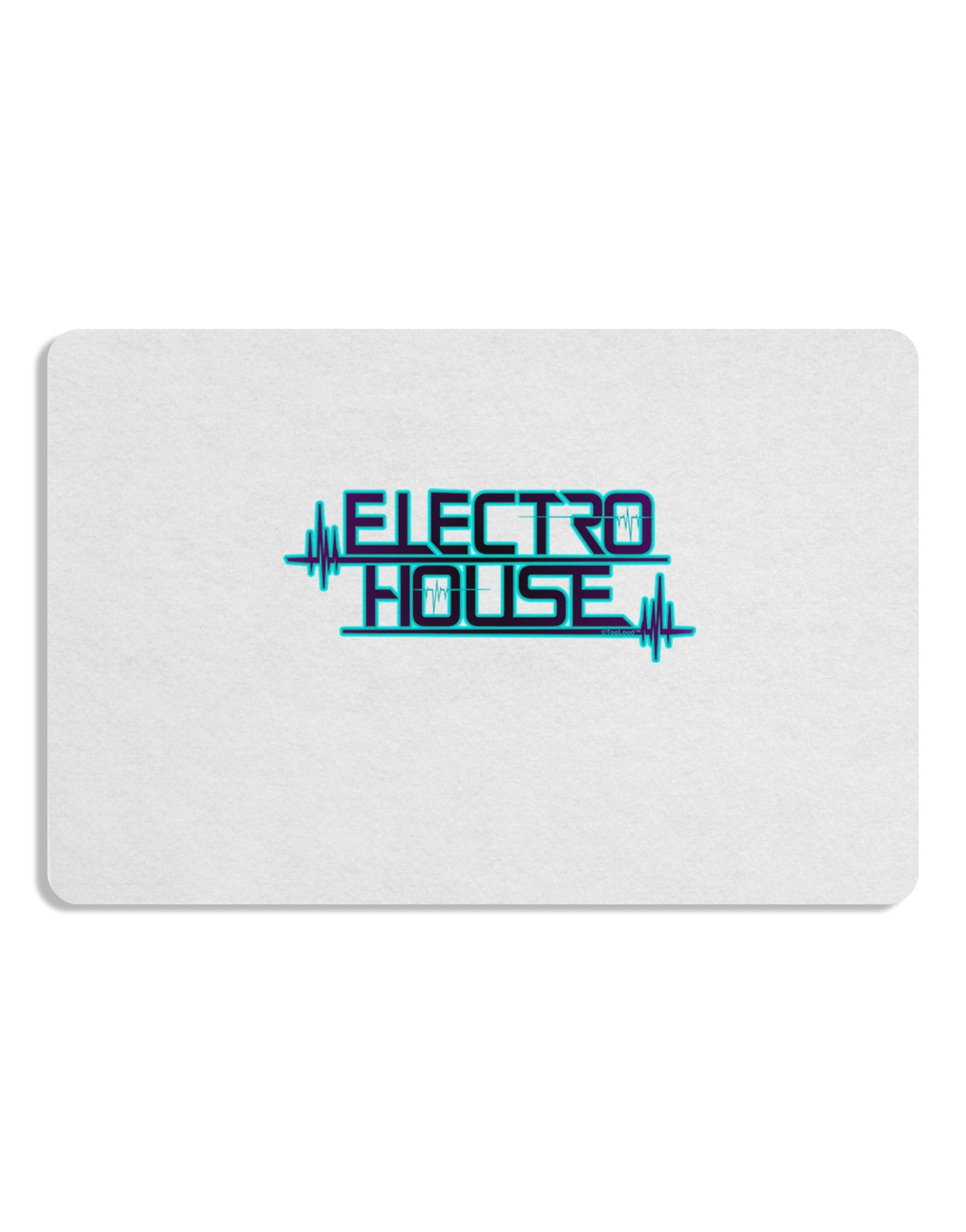 Electro House Bolt Placemat Set of 4 Placemats-Placemat-TooLoud-White-Davson Sales