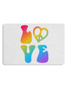 Peace and Love - Peace Heart Love Placemat Set of 4 Placemats-Placemat-TooLoud-White-Davson Sales