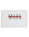 Planet Mars Text Only Placemat Set of 4 Placemats-Placemat-TooLoud-White-Davson Sales