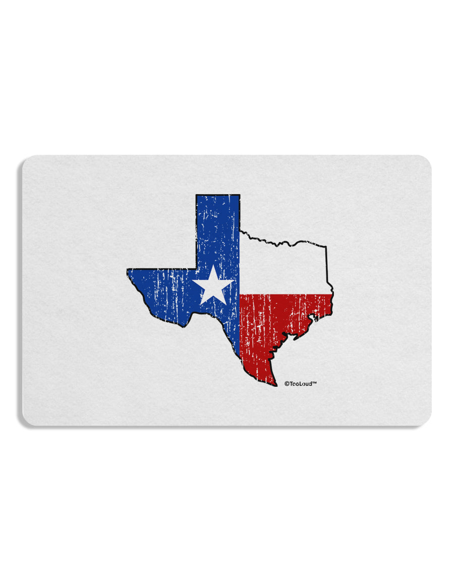 State of Texas Flag Design - Distressed Placemat by TooLoud Set of 4 Placemats-Placemat-TooLoud-White-Davson Sales