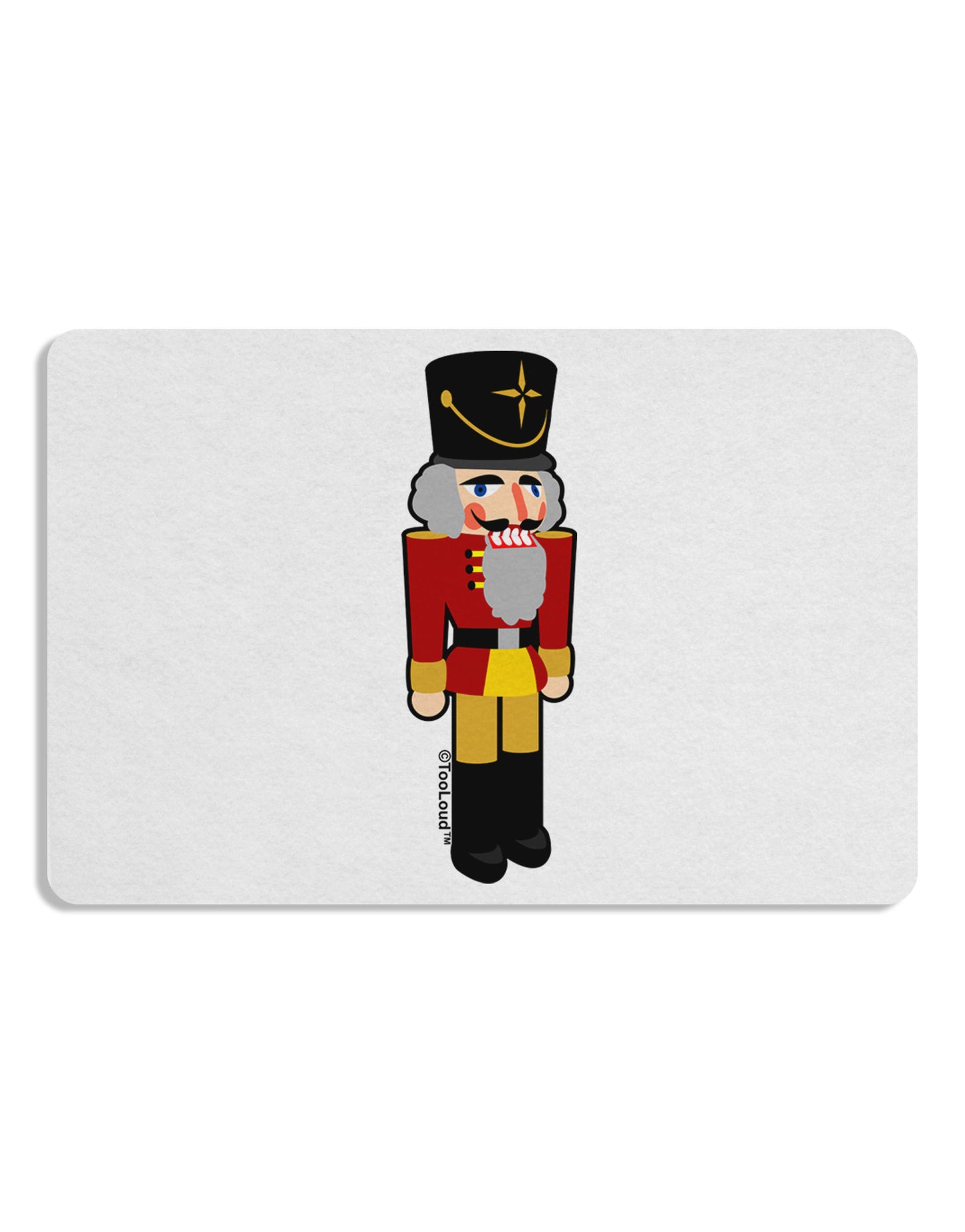Festive Nutcracker - No Text Placemat by TooLoud Set of 4 Placemats-Placemat-TooLoud-White-Davson Sales
