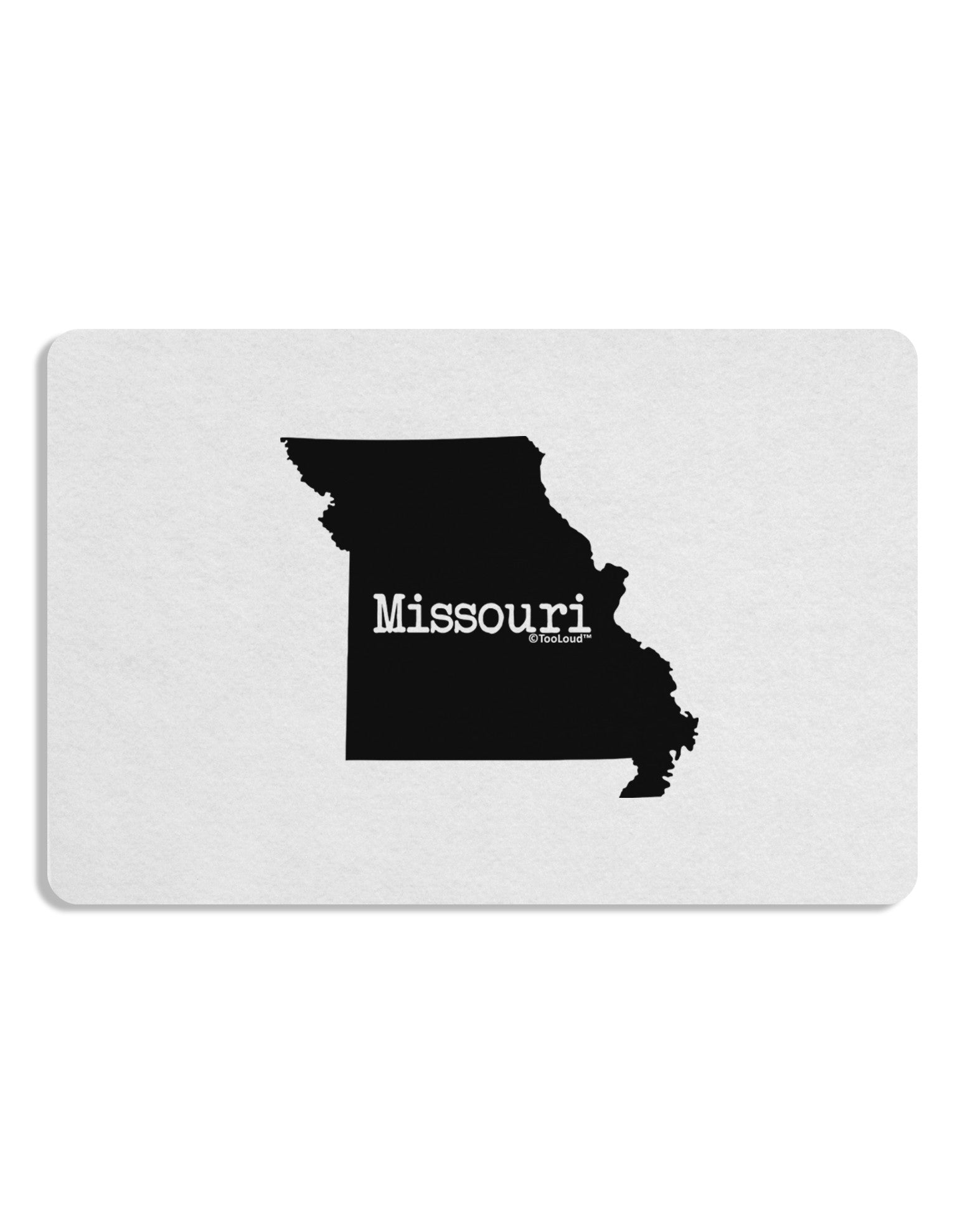 Missouri - United States Shape Placemat Set of 4 Placemats-Placemat-TooLoud-White-Davson Sales