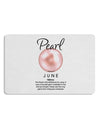 Birthstone Pearl Placemat by TooLoud Set of 4 Placemats-Placemat-TooLoud-White-Davson Sales