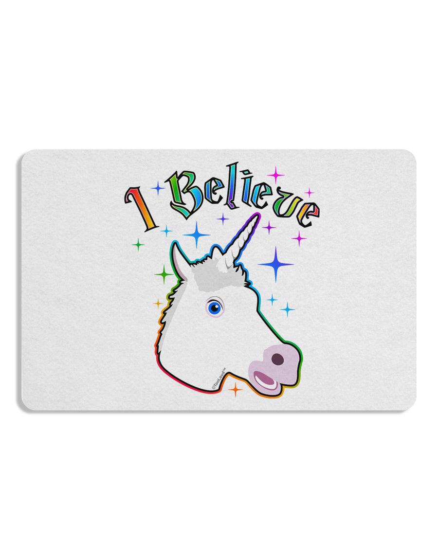 I Believe in Unicorns Placemat Set of 4 Placemats-Placemat-TooLoud-White-Davson Sales