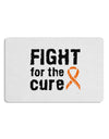 Fight for the Cure - Orange Ribbon Leukemia Placemat Set of 4 Placemats-Placemat-TooLoud-White-Davson Sales