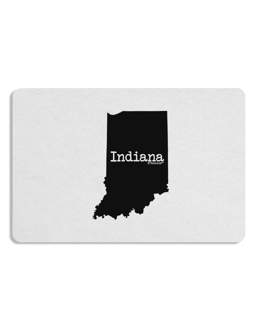 Indiana - United States Shape Placemat Set of 4 Placemats-Placemat-TooLoud-White-Davson Sales