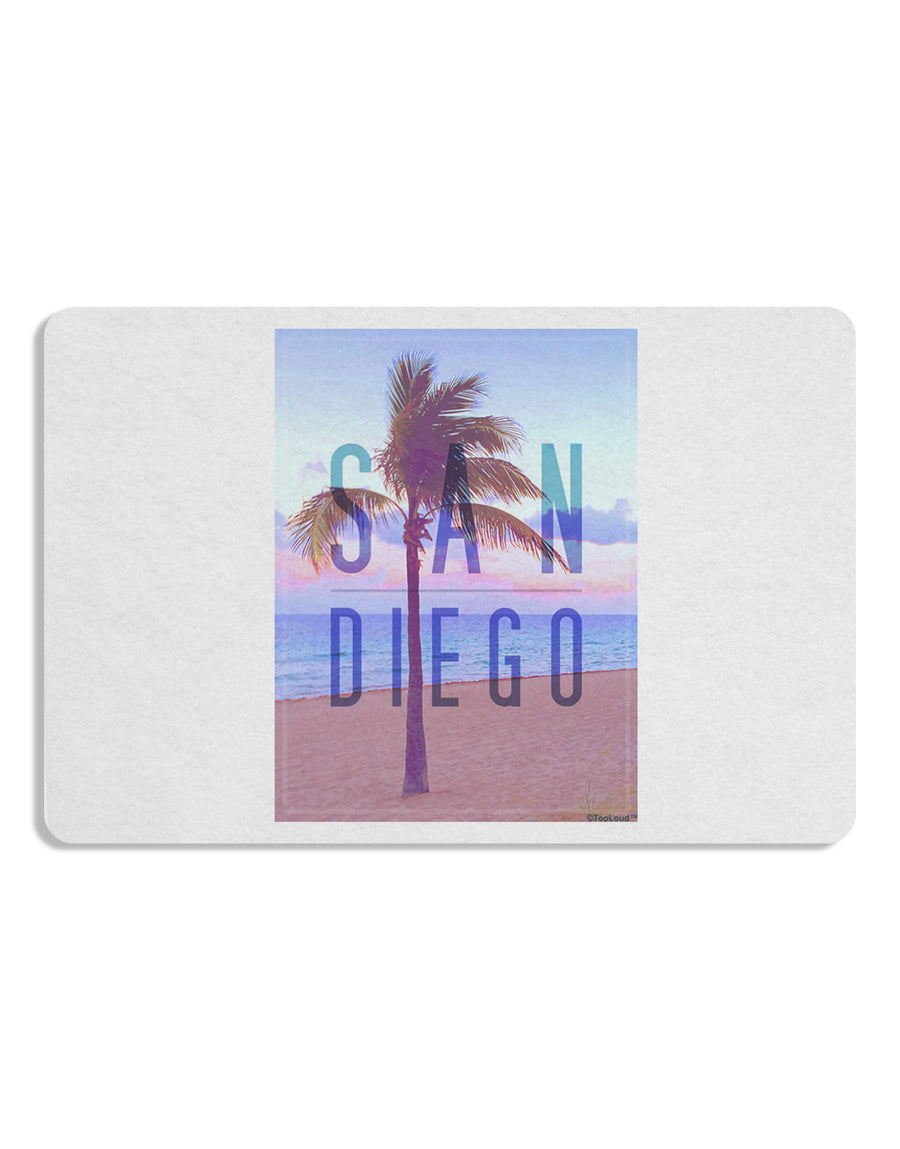 San Diego Beach Filter Placemat Set of 4 Placemats-Placemat-TooLoud-White-Davson Sales