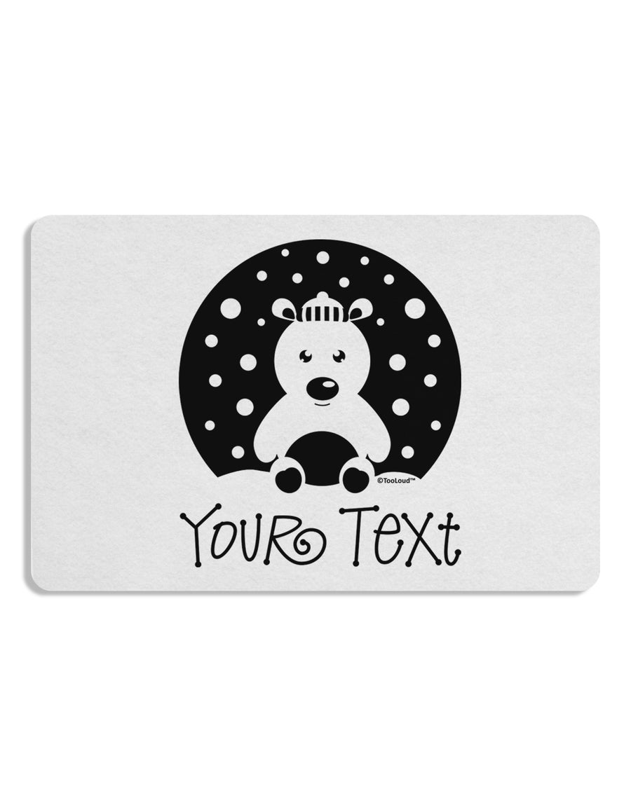 Personalized Matching Polar Bear Family Design - Your Text Placemat Set of 4 Placemats-Placemat-TooLoud-White-Davson Sales