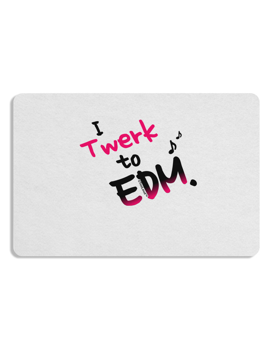 Twerk To EDM Pink Placemat Set of 4 Placemats-Placemat-TooLoud-White-Davson Sales