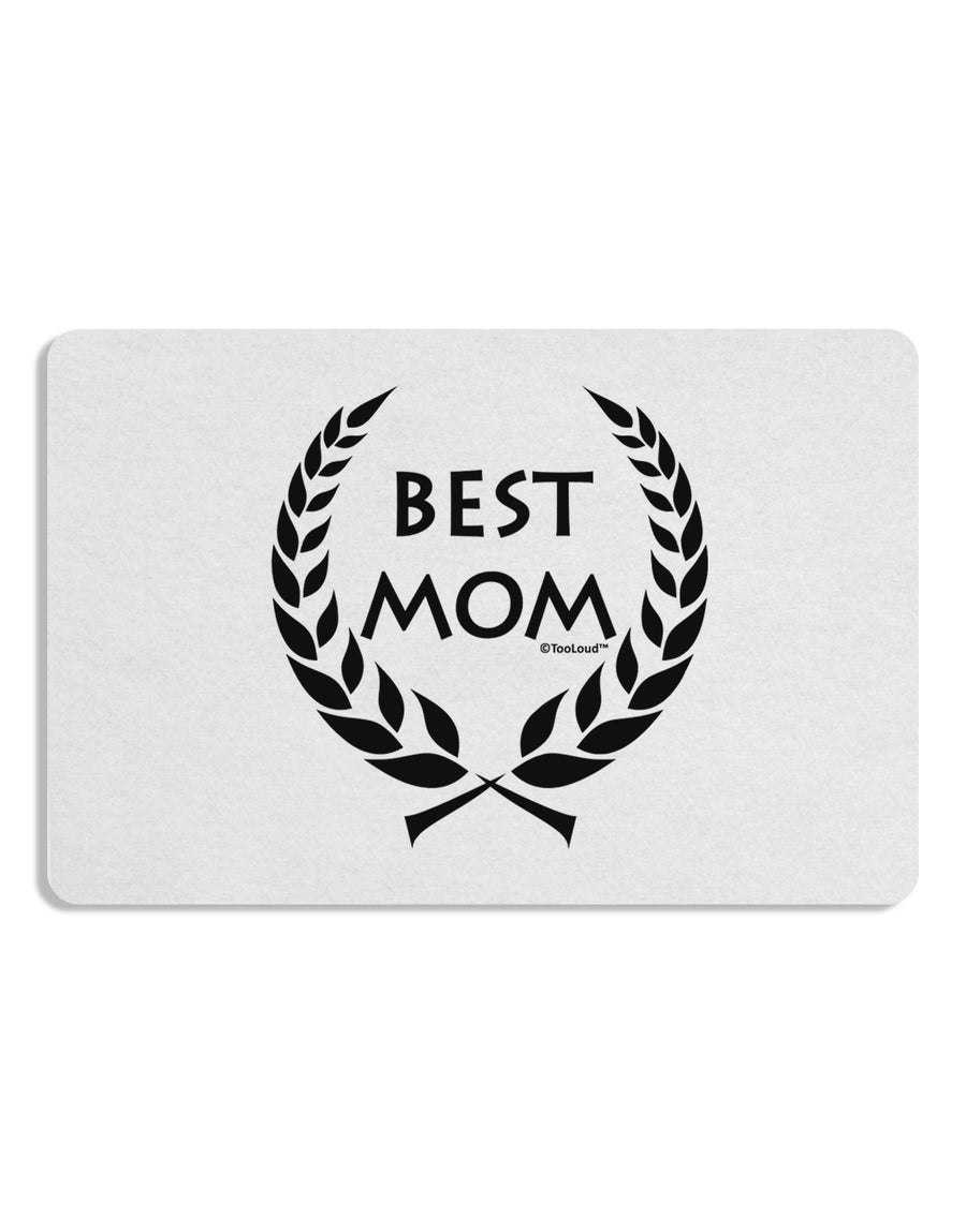 Best Mom - Wreath Design Placemat by TooLoud Set of 4 Placemats-Placemat-TooLoud-White-Davson Sales