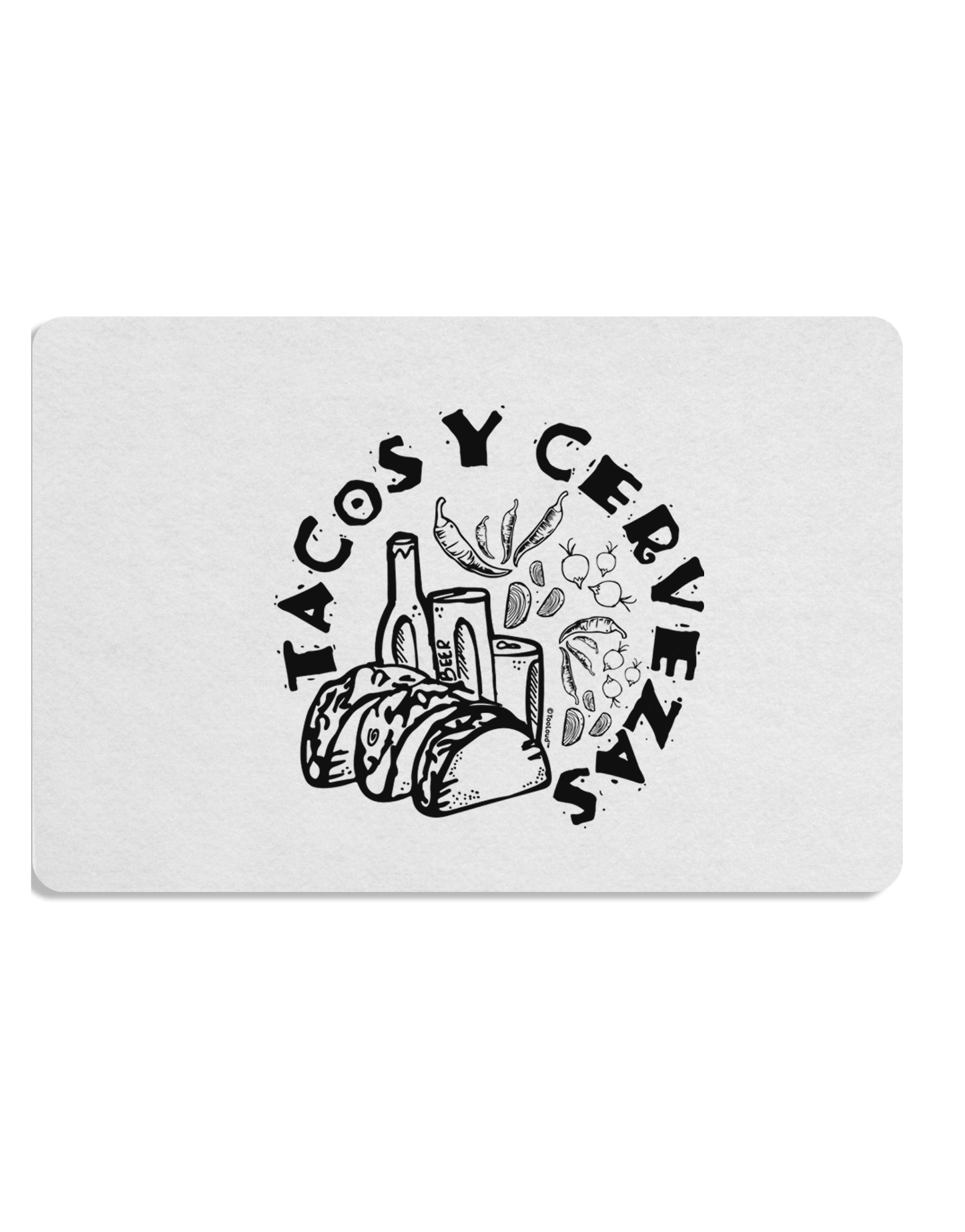 TooLoud Tacos Y Cervezas Placemat Set of 4 Placemats Multi-pack-Placemat-TooLoud-Davson Sales
