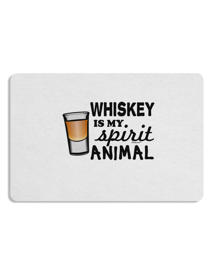 Whiskey Is My Spirit Animal Placemat Set of 4 Placemats-Placemat-TooLoud-White-Davson Sales