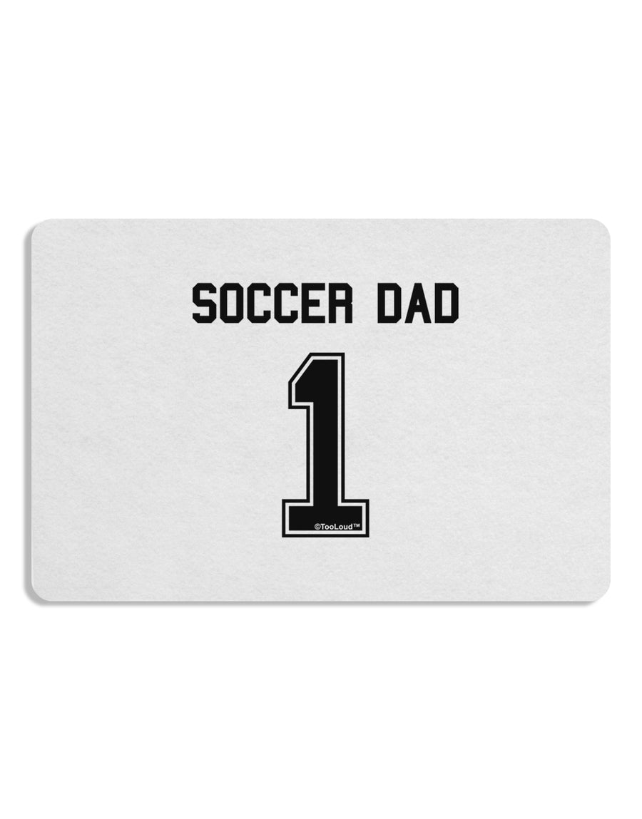 Soccer Dad Jersey Placemat by TooLoud Set of 4 Placemats-Placemat-TooLoud-White-Davson Sales